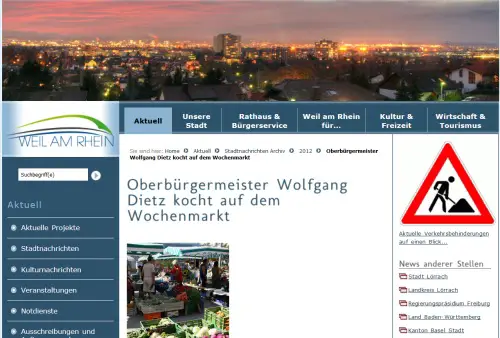 Wochenmarkt Weil am Rhein Berliner Platz Weil am Rhein