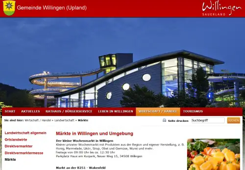 Wochenmarkt Willingen Willingen