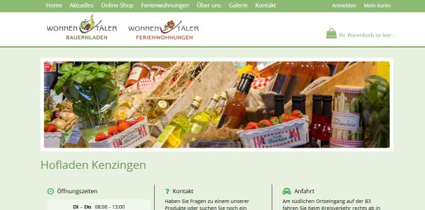 Wonnentäler Bauernladen Schwarz - Hofladen Kenzingen Kenzingen