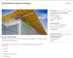 ZG Raiffeisen Markt Endingen Endingen