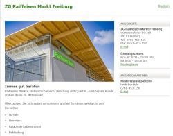 ZG Raiffeisen Markt Freiburg Freiburg