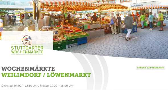 Wochenmarkt Stuttgart - Weilimdorf Stuttgart-Weilimdorf