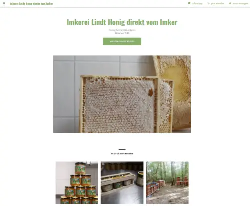 Imkerei Lindt - Honig direkt vom Imker Weikersheim Laudenbach
