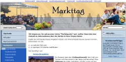 Markttag: Bauernmärkte, Wochenmärkte und andere Märkte