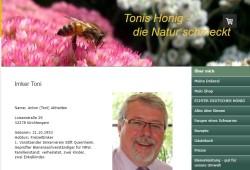 Tonis Honig - Imkerei Abheiden Kirchlengern 